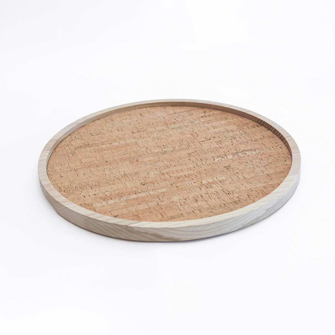 Cork Veneer Serving Tray