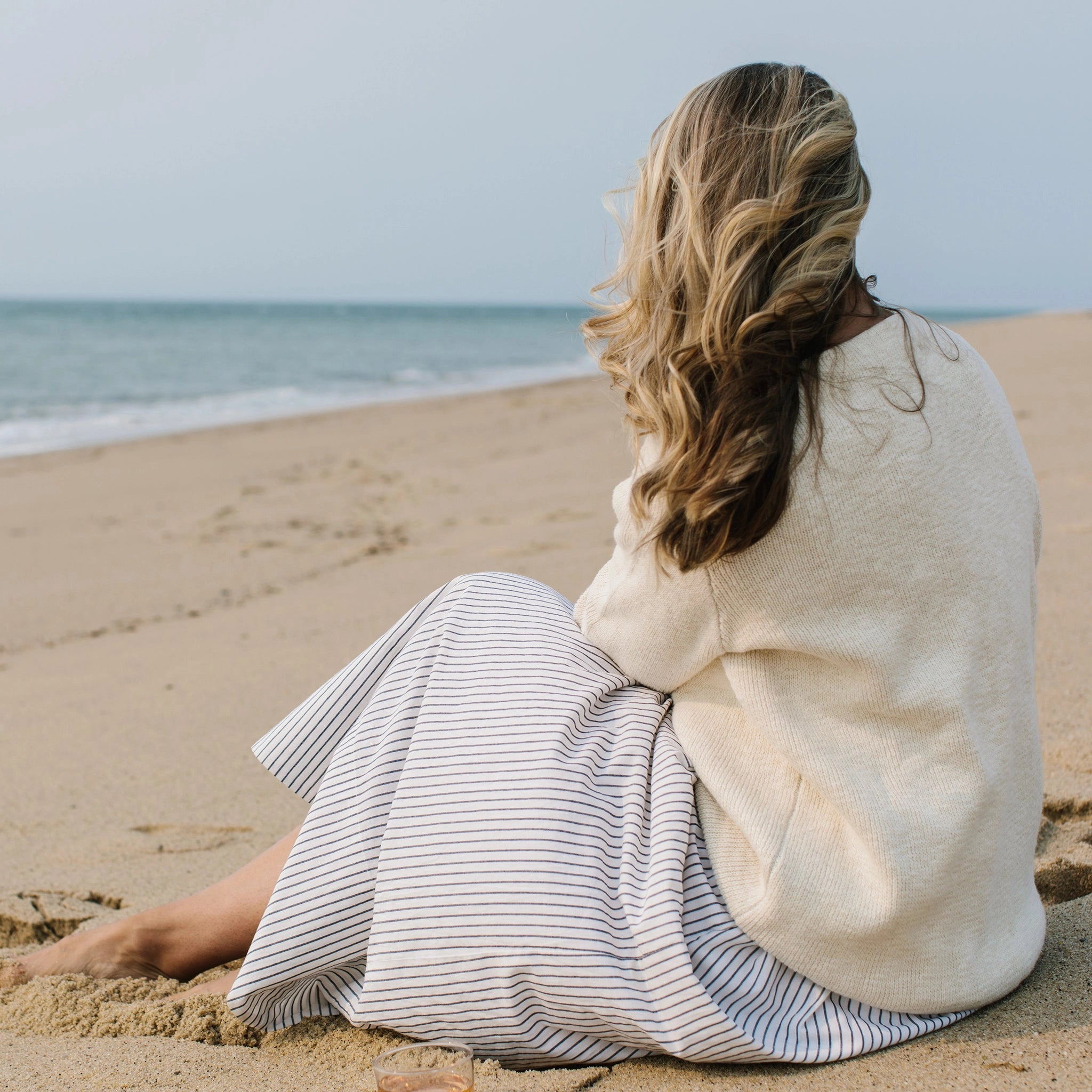 Cream Boatneck Sweater