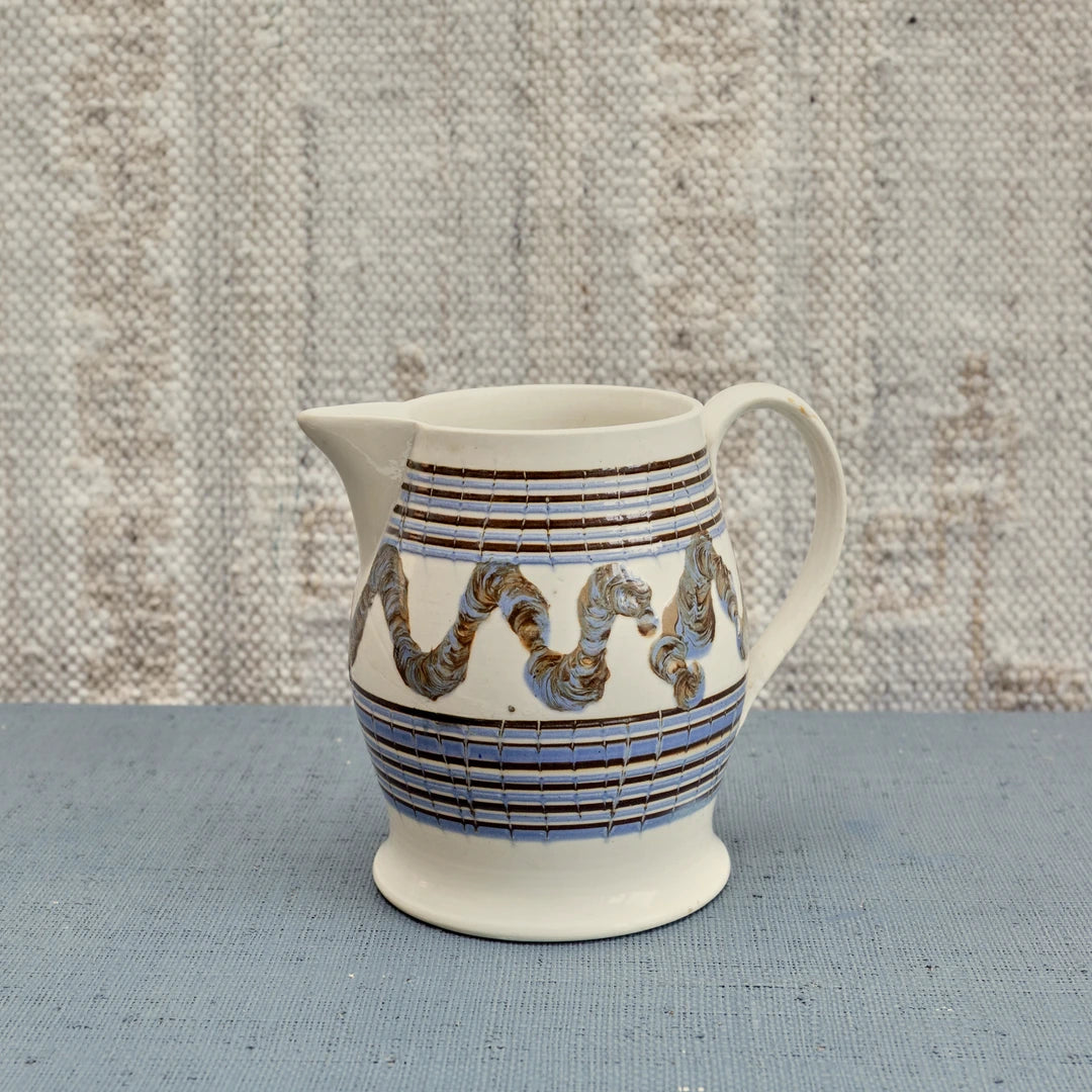 Vintage Mochaware Pitcher