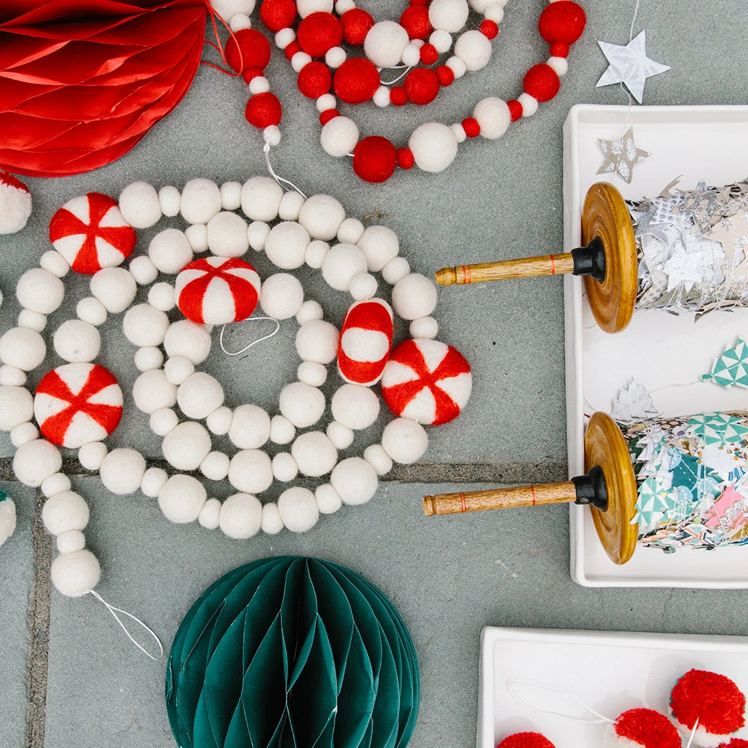 Holiday Paper Garland Spools