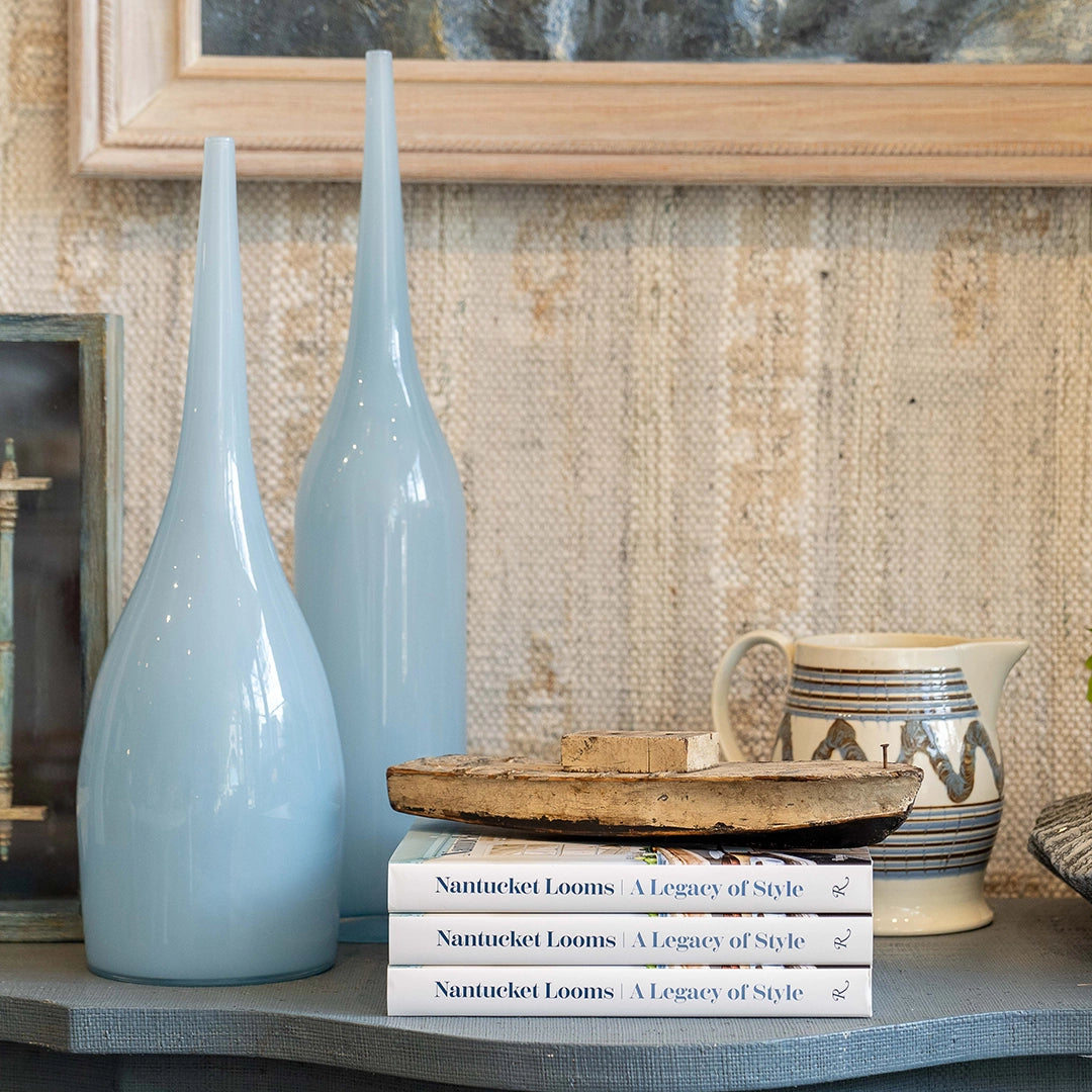Frost Blue Decorative Vase