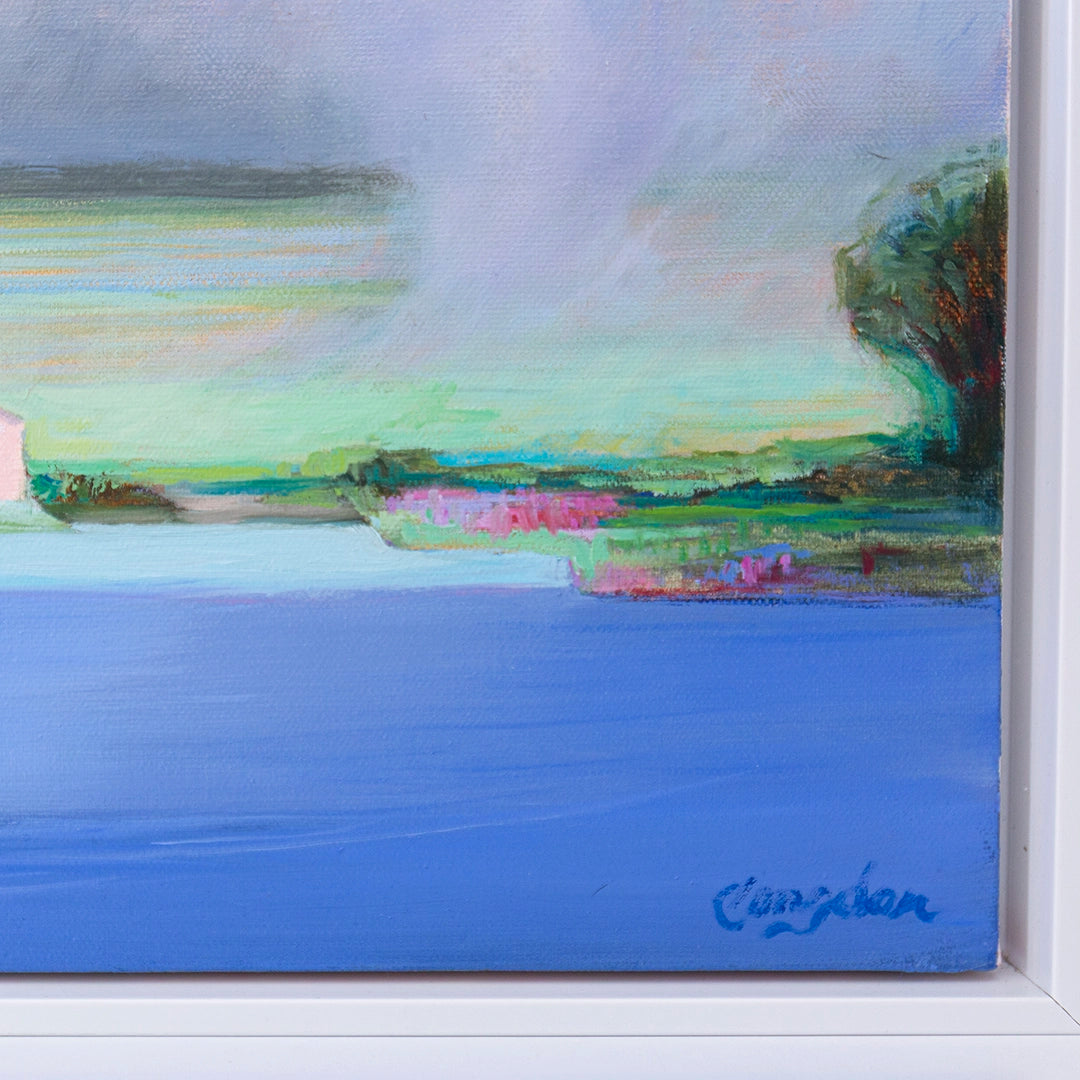Gibbs Pond Looks, The Moon | Elizabeth Congdon