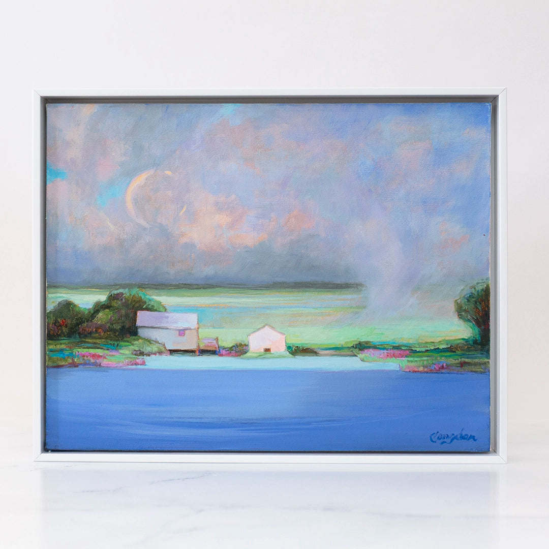 Gibbs Pond Looks, The Moon | Elizabeth Congdon