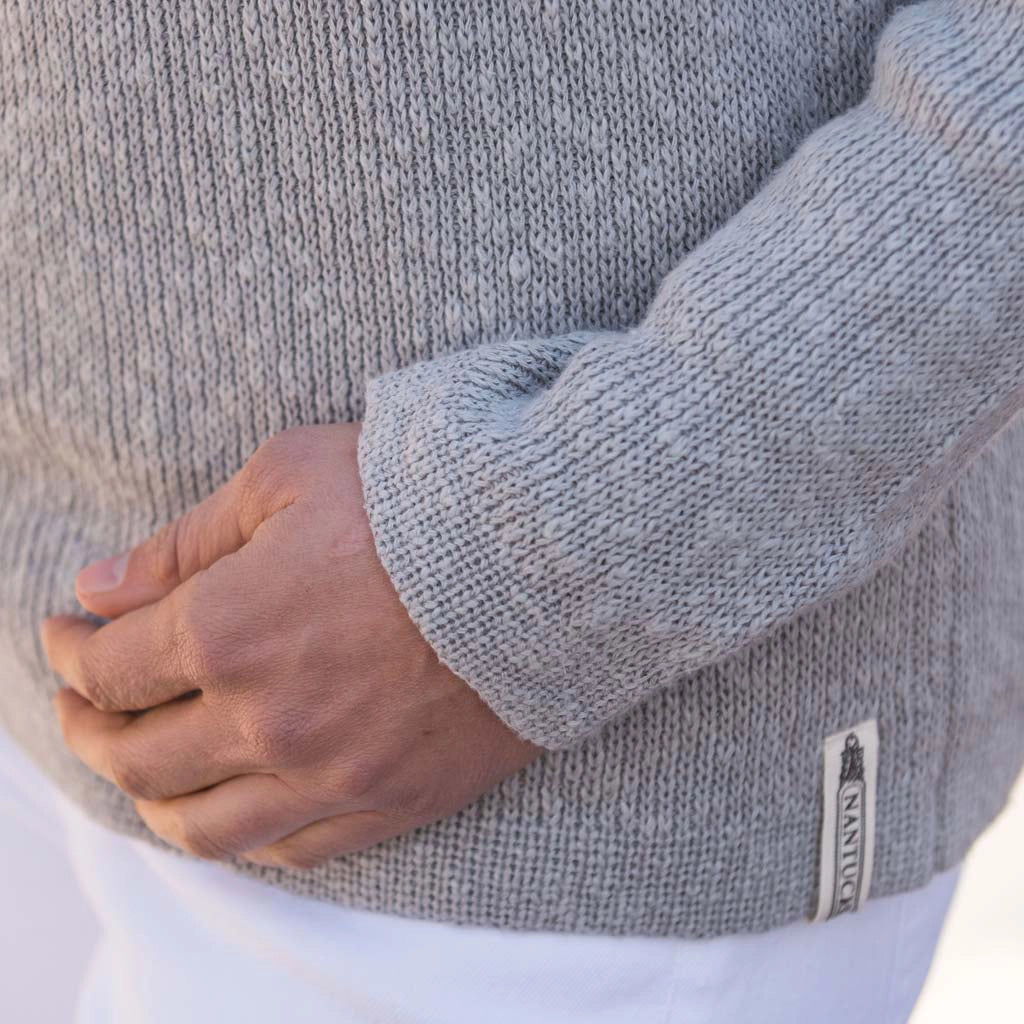 Gray Boatneck Sweater