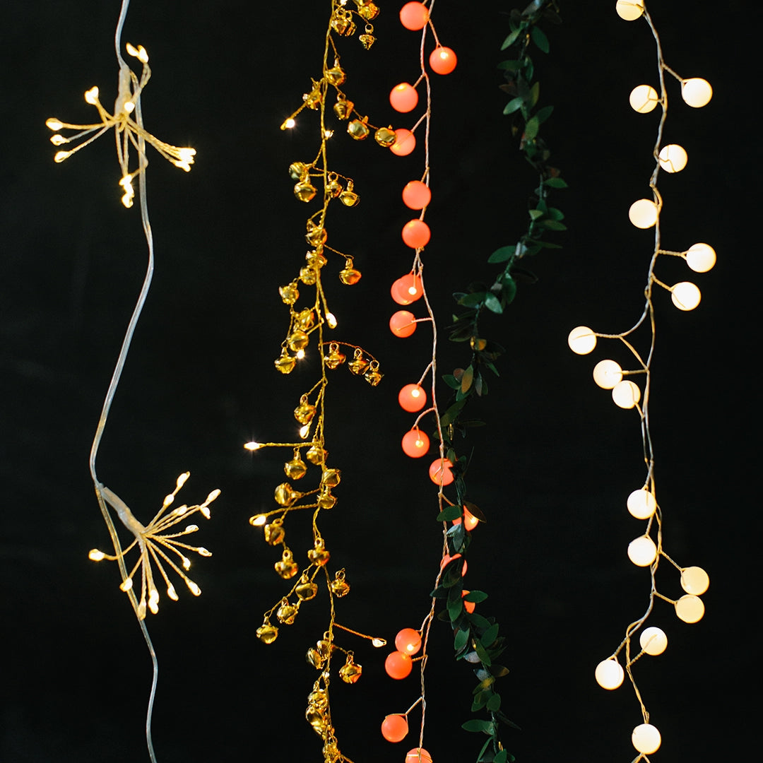 Silver Starburst Chain LED Lights
