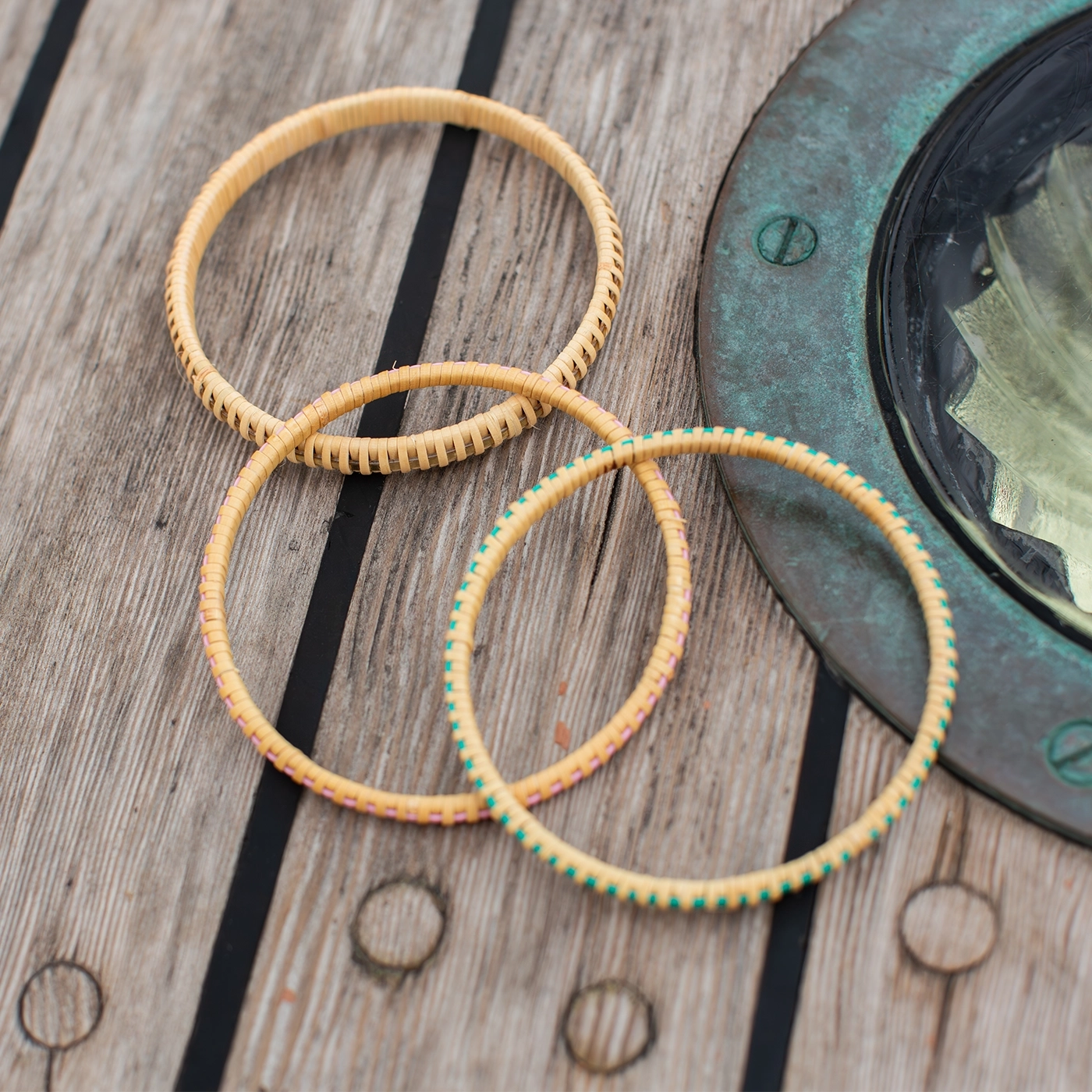 Handwoven Cane Bangles | Dale Rutherford
