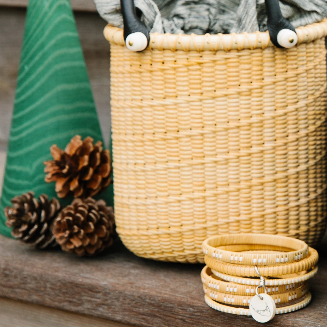 Handwoven Cane Bangles | Dale Rutherford