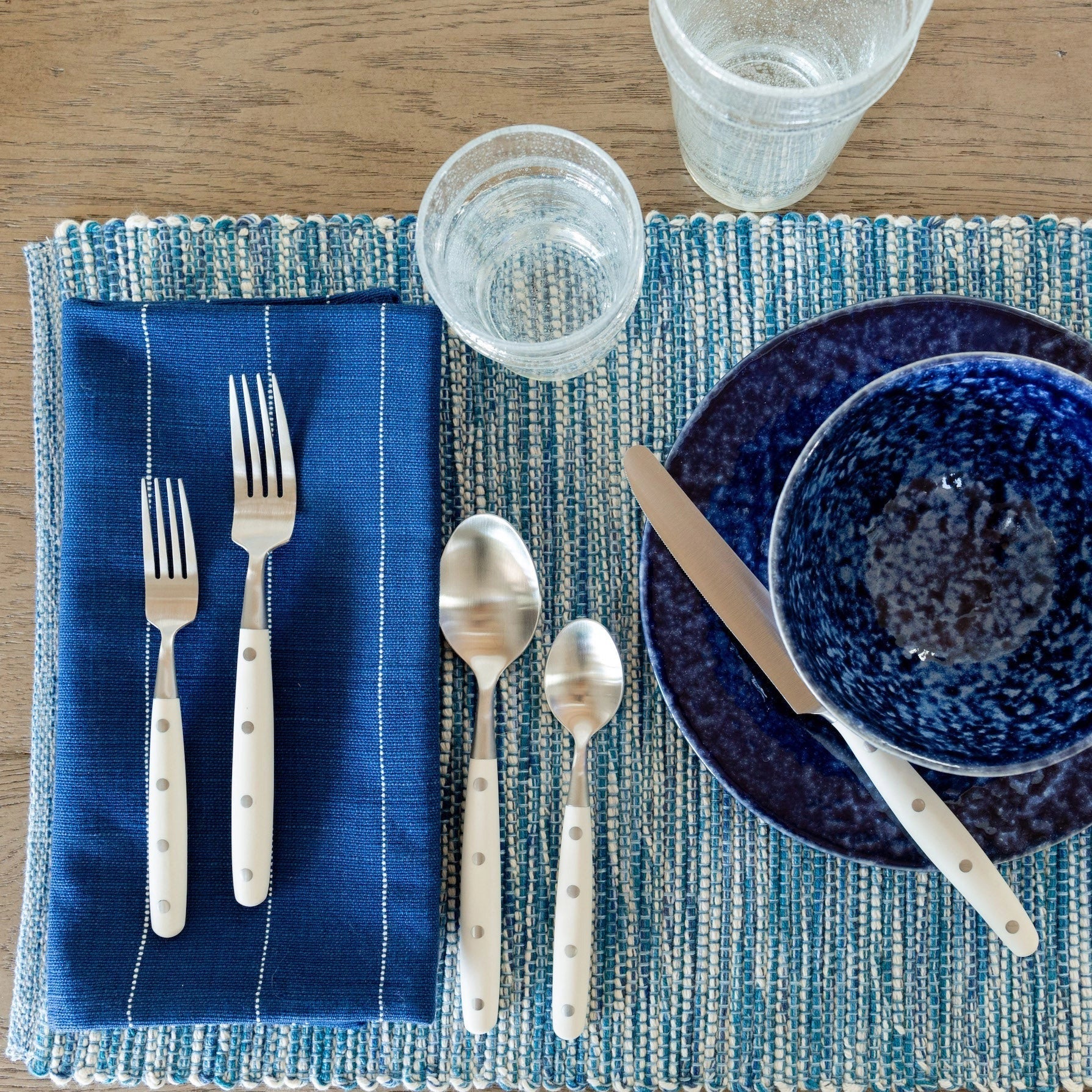 Indigo Stripe Napkin