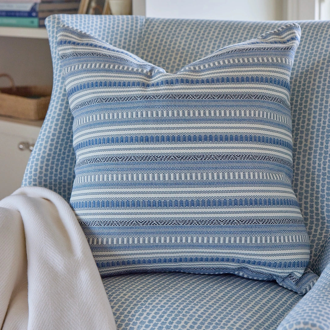 Indigo Stripe Pillow