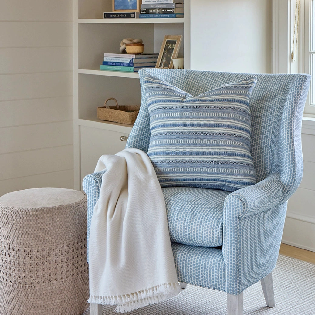 Indigo Stripe Pillow