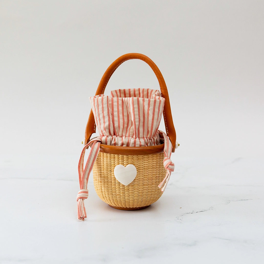 Ivory Heart Child's Purse | Janet Carreau