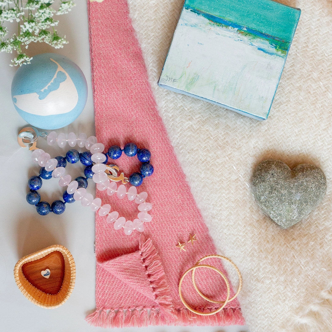 Rose Quartz Necklace | Peggy Silverstein