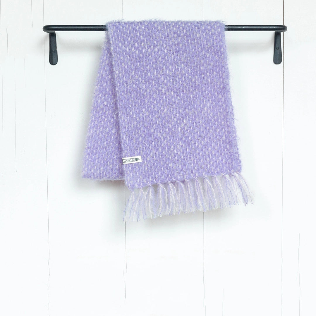 Larkspur Handwoven Mohair Scarf