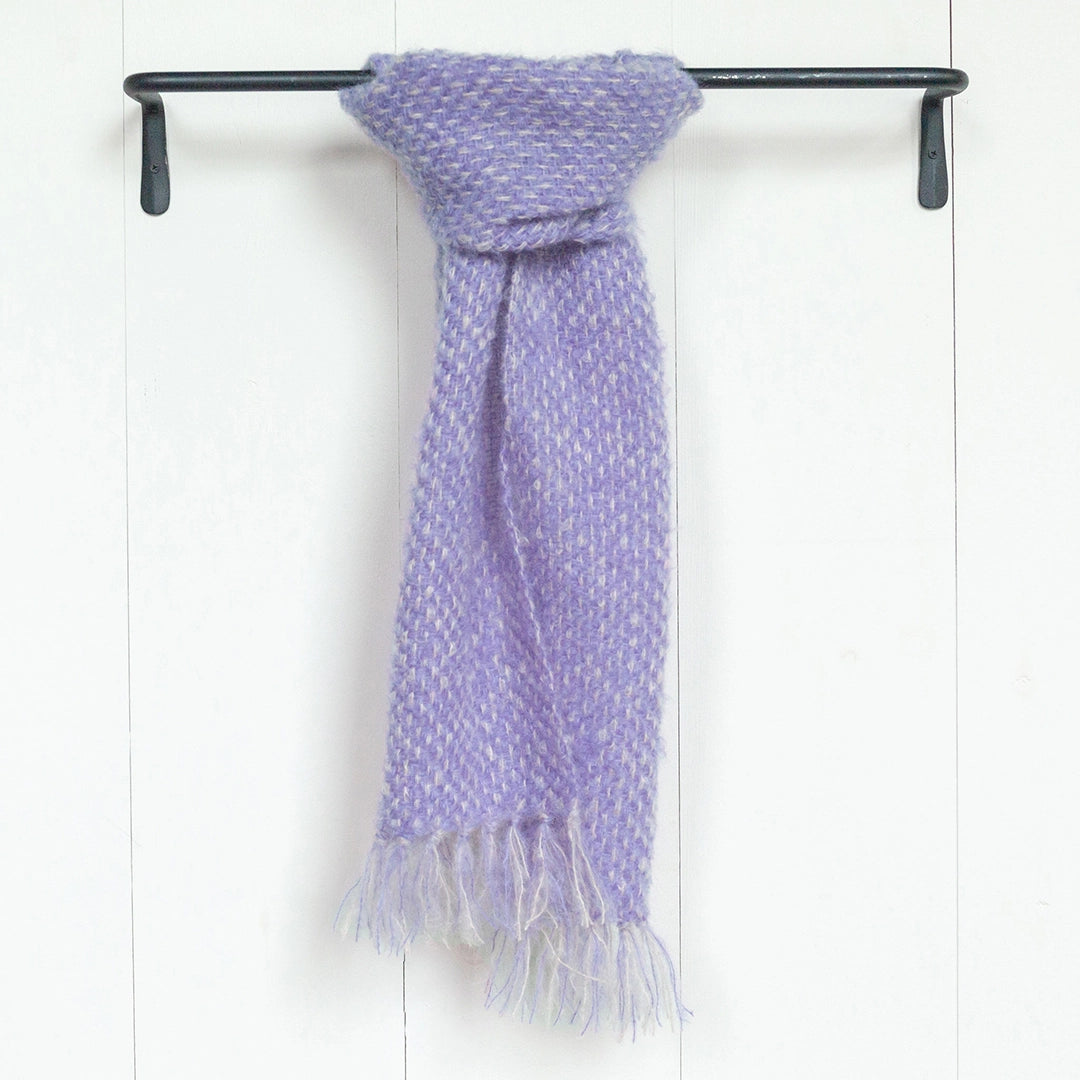 Larkspur Handwoven Mohair Scarf