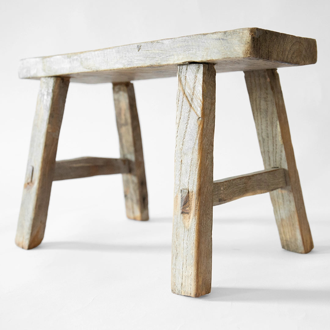 Miniature Reclaimed Wood Stool