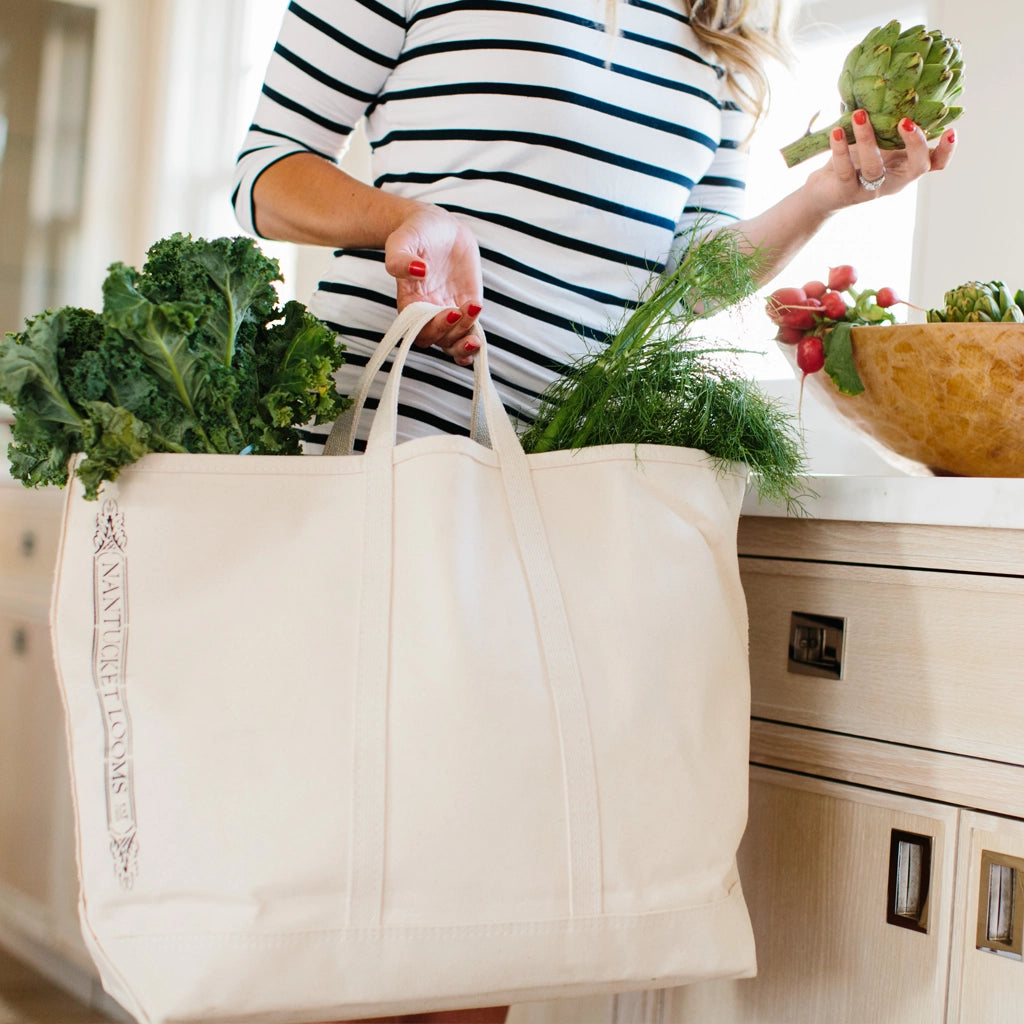 NL Natural Canvas Tote Bag