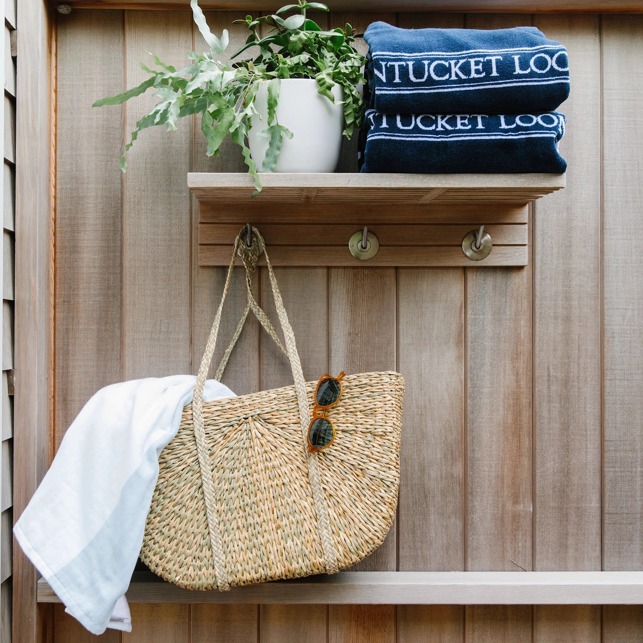 NL Signature Navy Towel