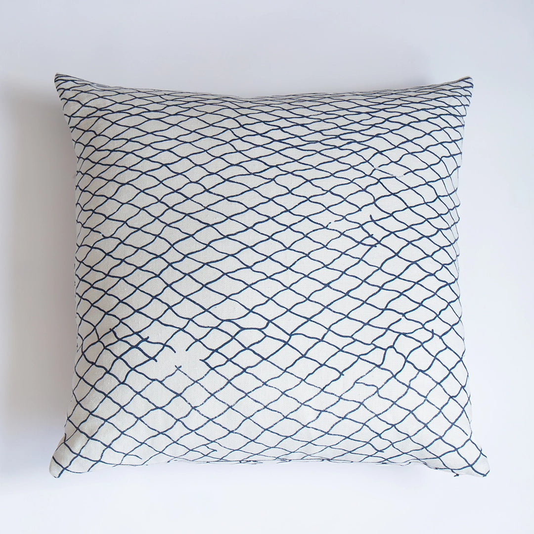 Nantucket Cloth Company Fishnet Print Pillow