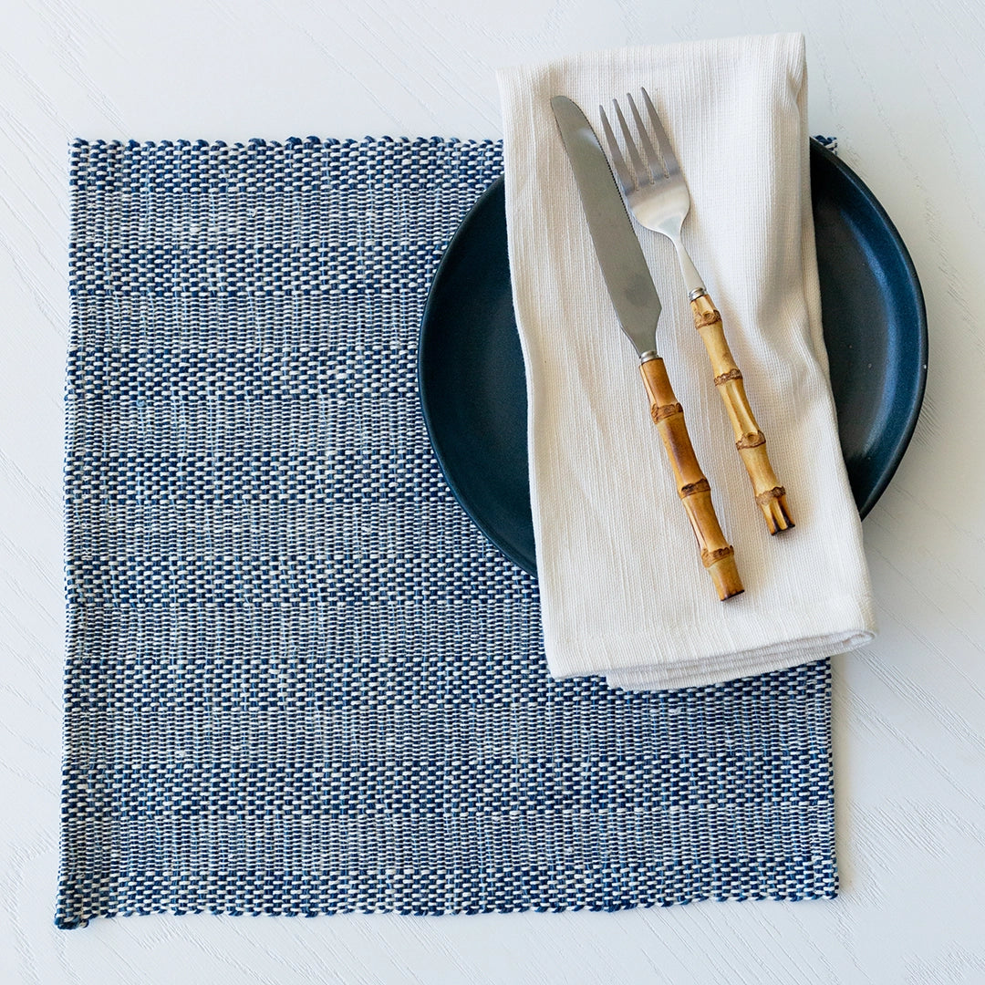 Navy Handwoven Bistro Placemat
