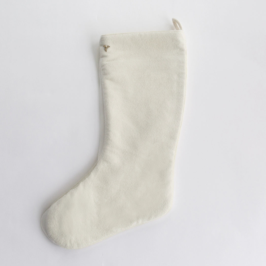 Ivory Alpaca Stocking