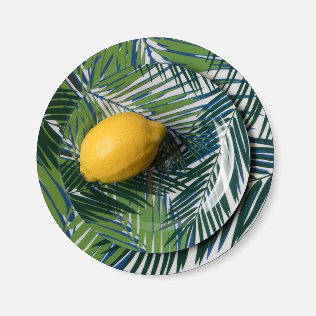 Palm Leaf Melamine Plates