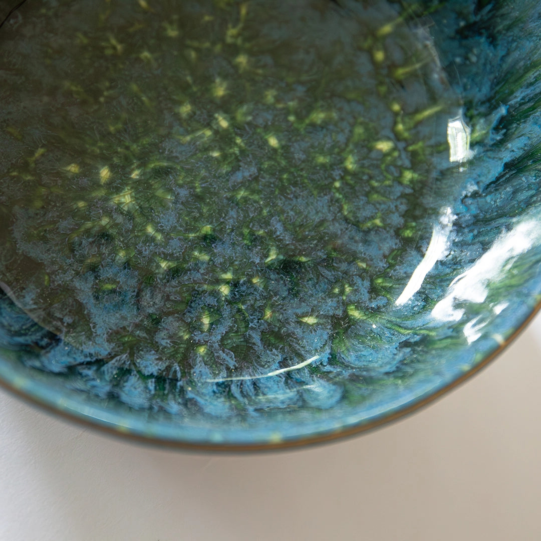 Teal Reactive Cereal Bowl