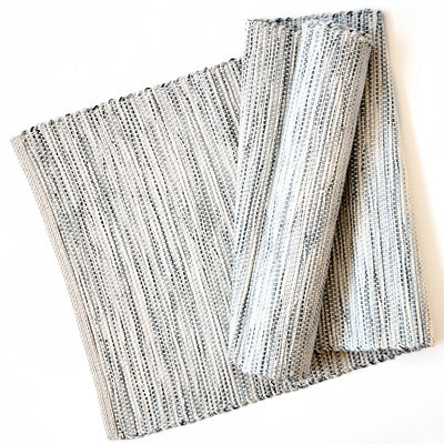 Salt & Pepper Handwoven Table Runner