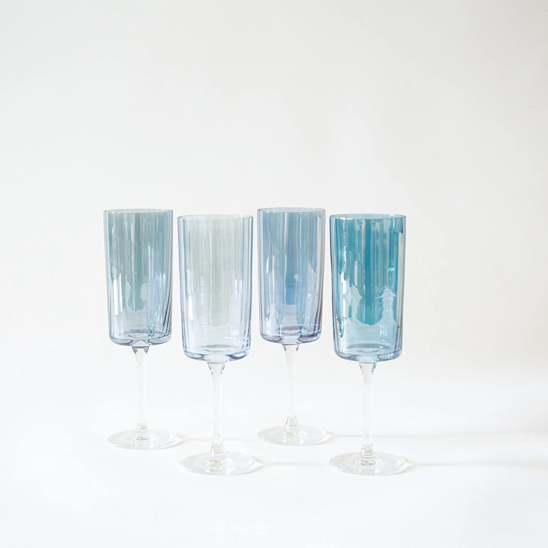 Sapphire Champagne Flute