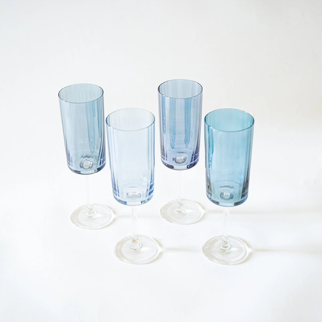Sapphire Champagne Flute