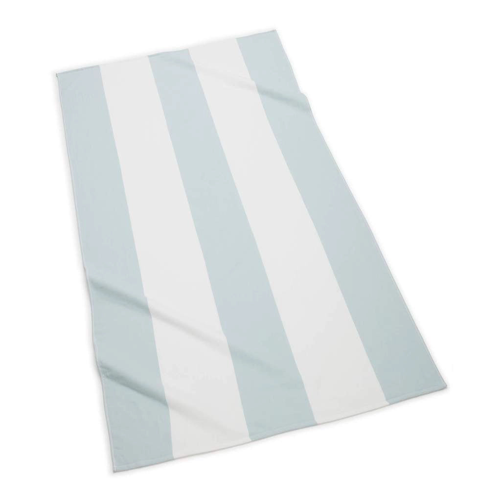 Seaglass Block Stripe Beach Towel