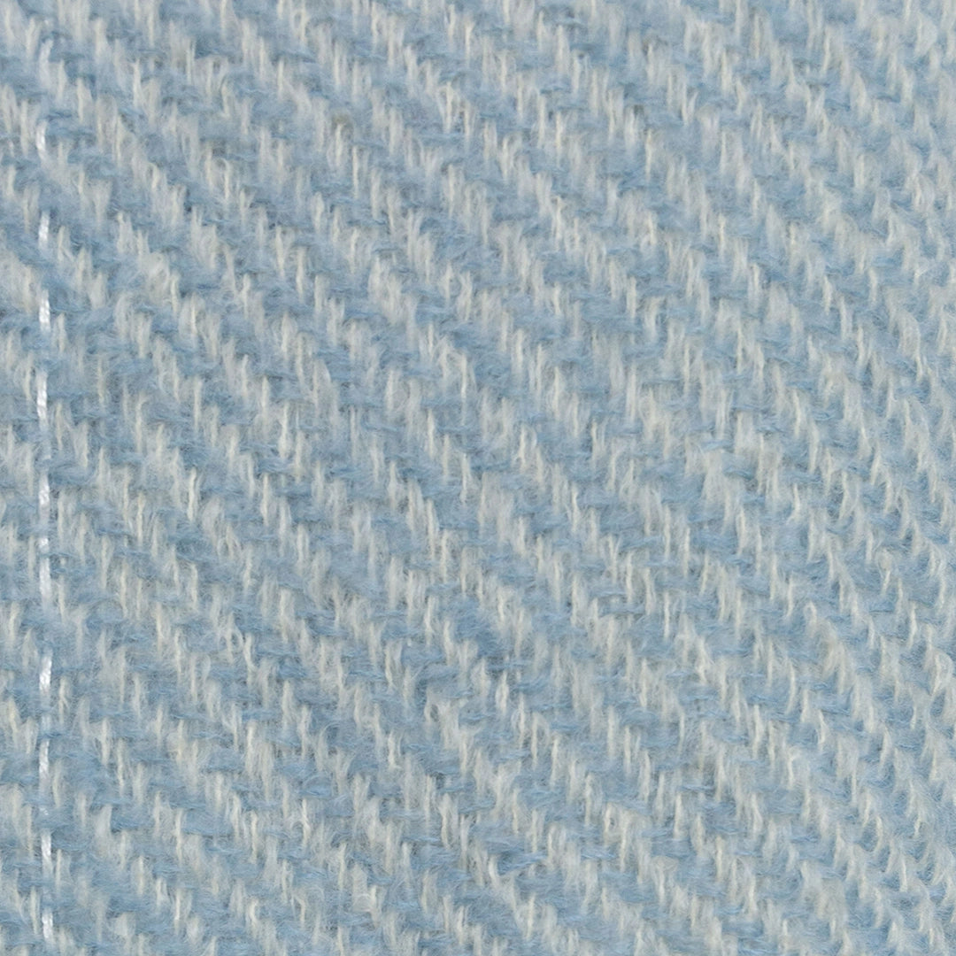 Sky Blue Handwoven Mohair Throw