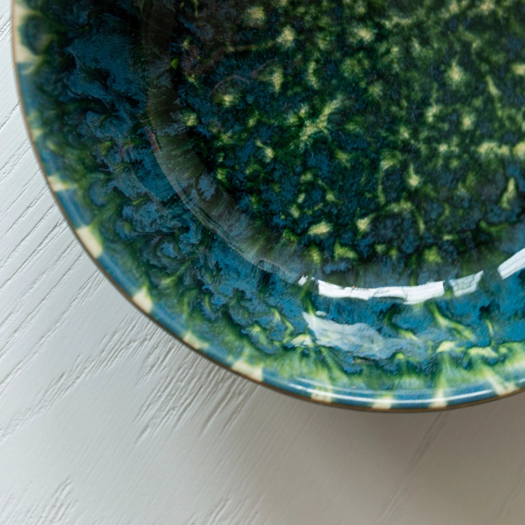 Teal Reactive Pasta Bowl