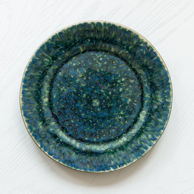 Teal Reactive Dinner Plate