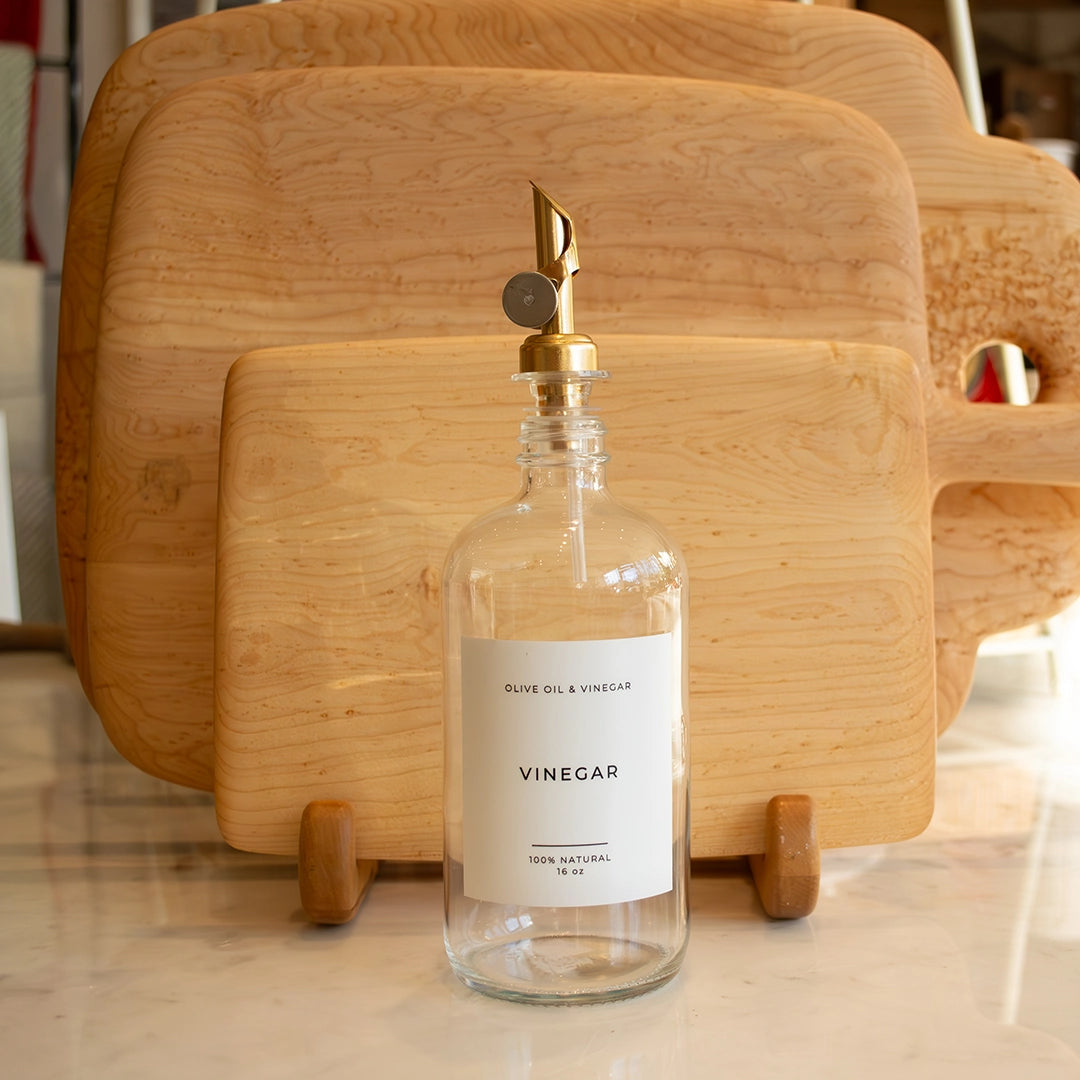 Olive Oil and Vinegar Glass Pour Bottle