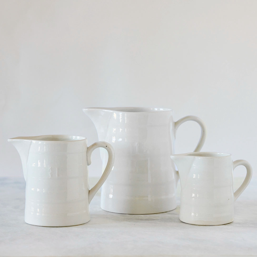 Antique Ironstone Pitchers