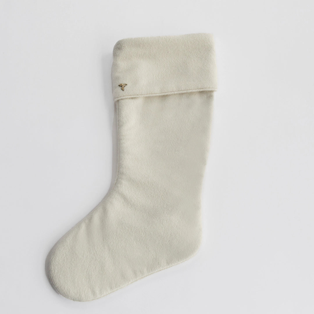 Ivory Alpaca Stockling with Cuff
