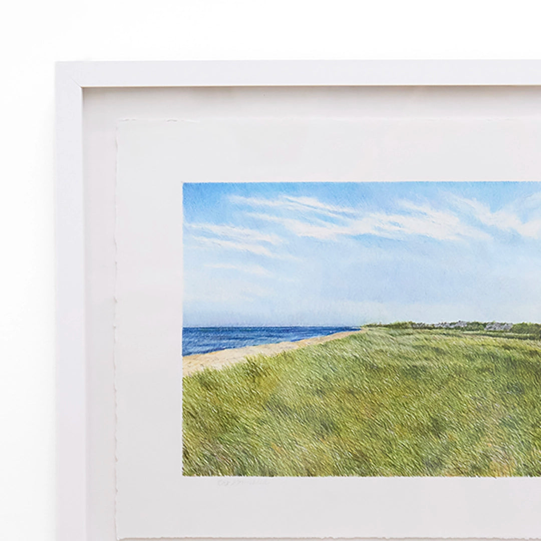 Wispy Clouds Over Ocean And Pond | Rose Gonnella