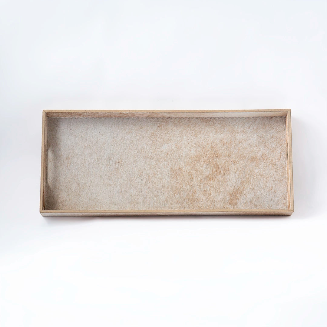 Natural Hide Leather Tray