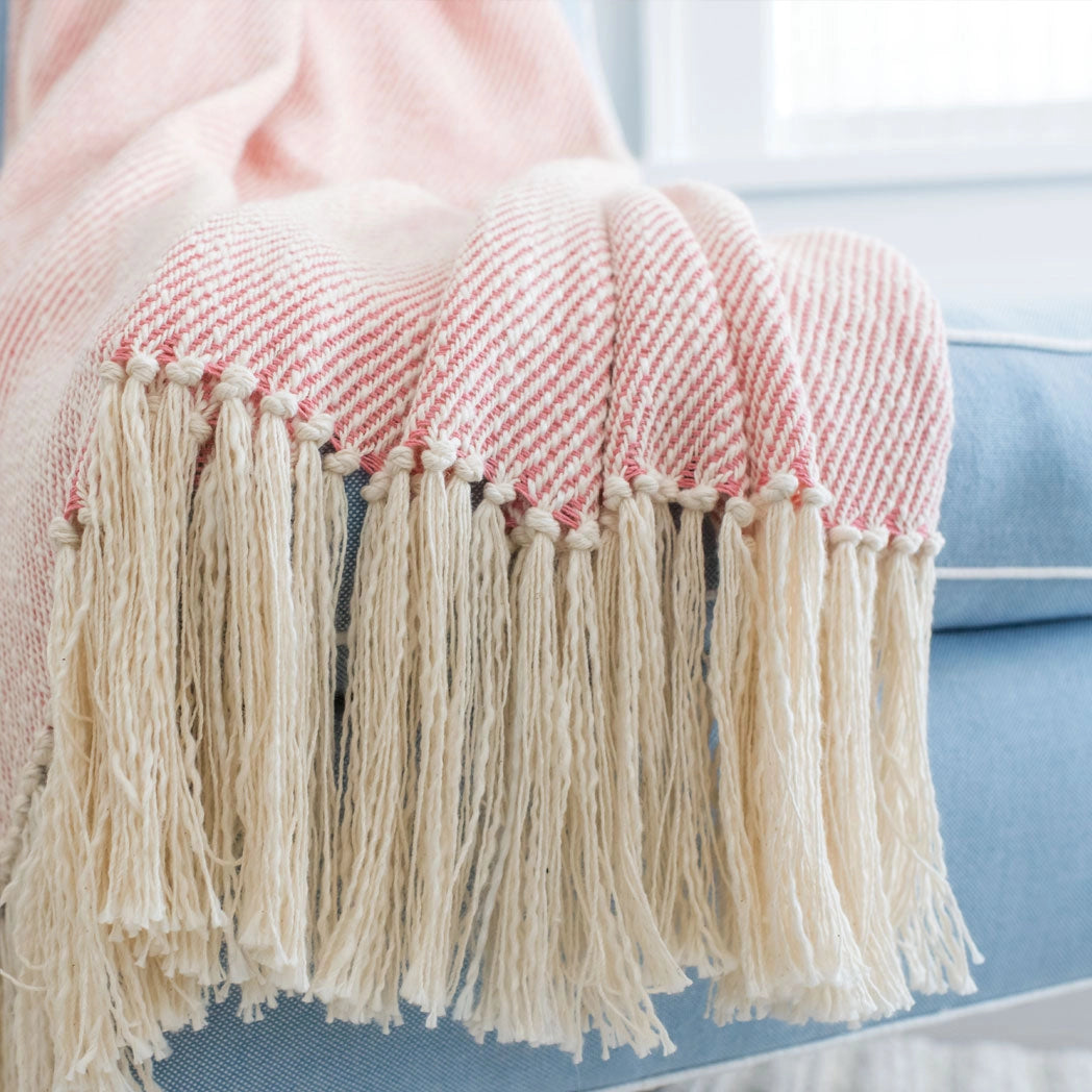 Classic Handwoven Cotton Throw