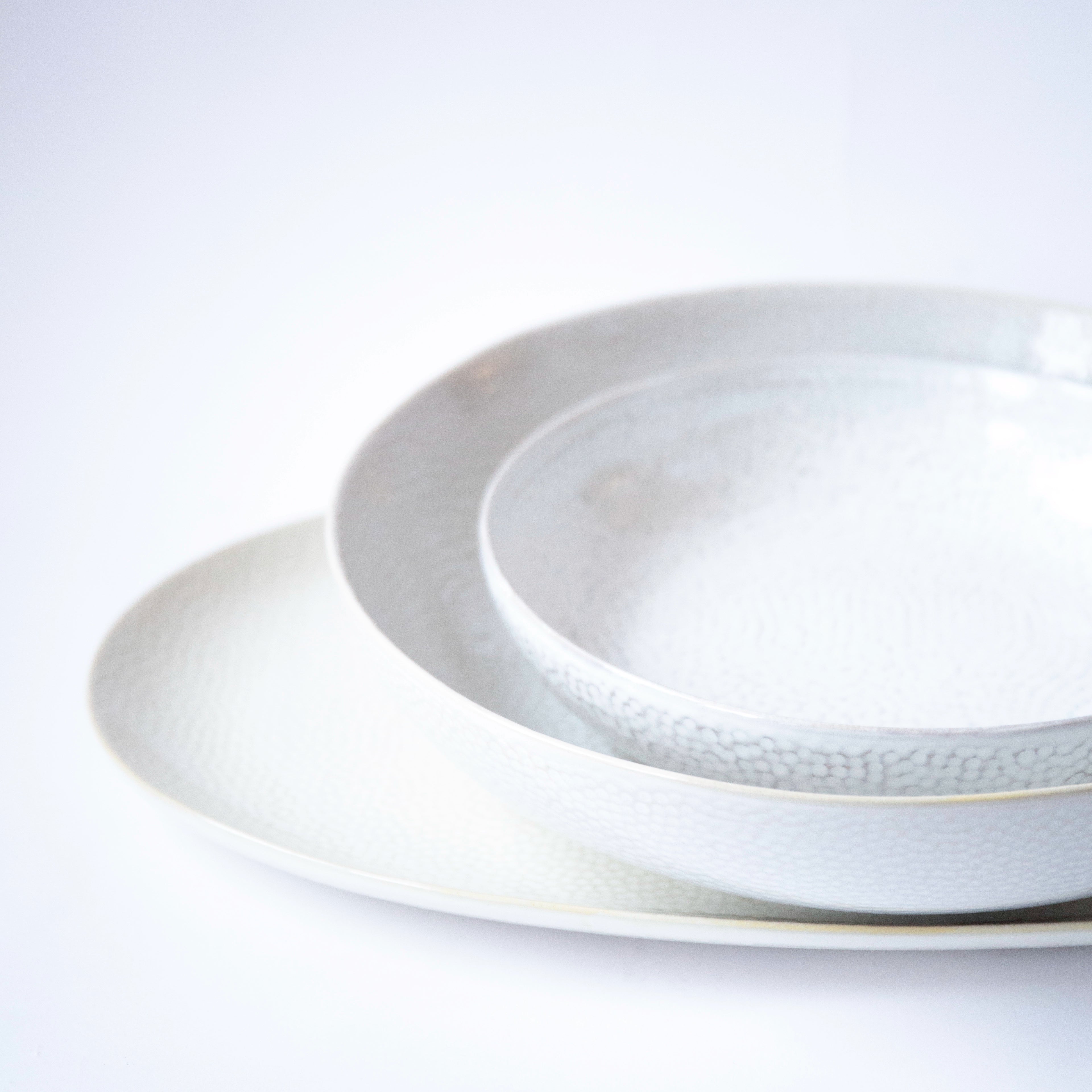 Dotted Cream Dinnerware