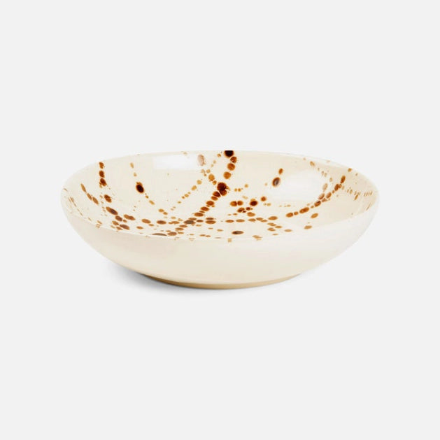Bronze Splatter Pasta Bowl