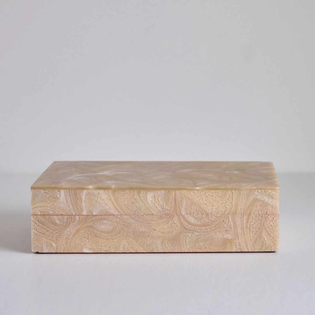 Beige Swirl Box