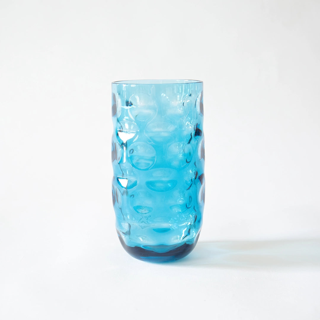 Blue Textured Acrylic Glassware