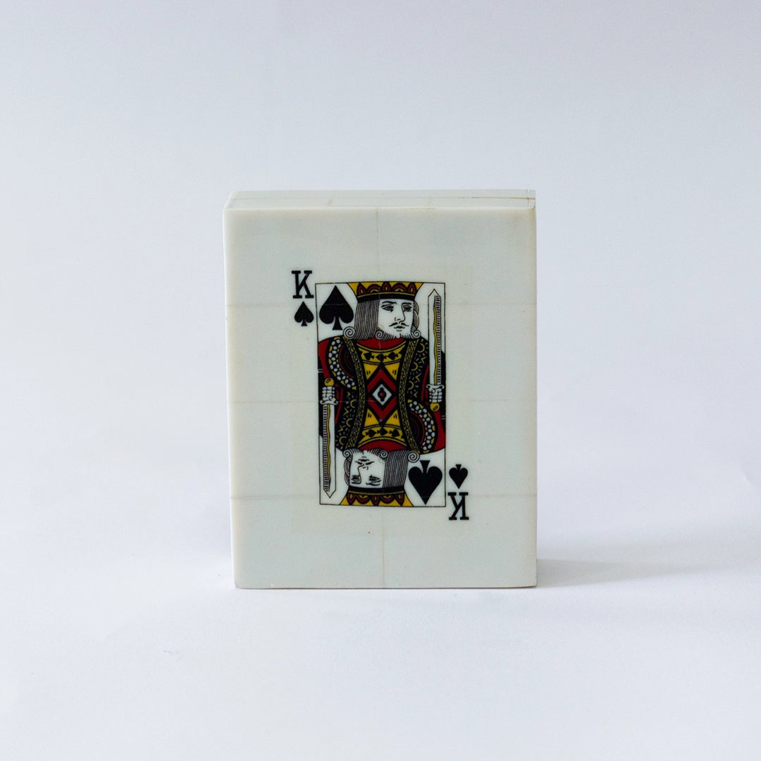 Bone Inlay Playing Card Box