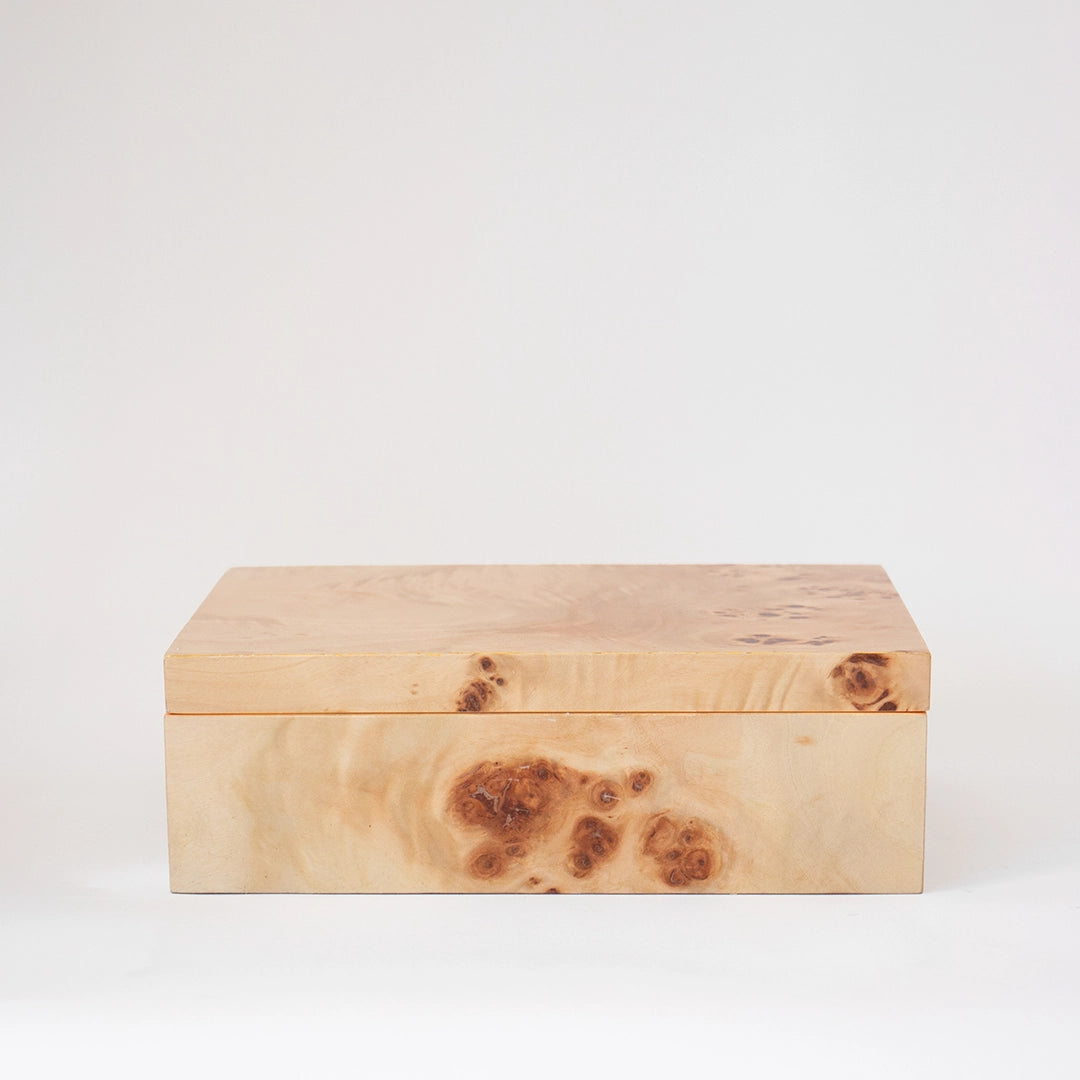 Burl Wood Storage Box