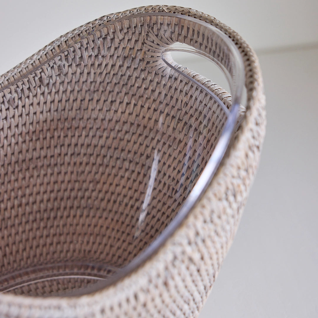 Burma Rattan Weave Beverage Tub