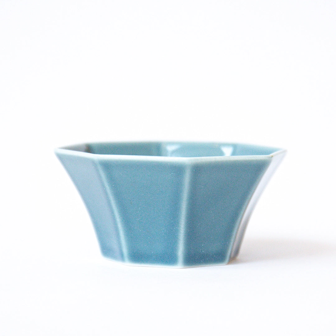 Geometric Turquoise Pinch Bowls