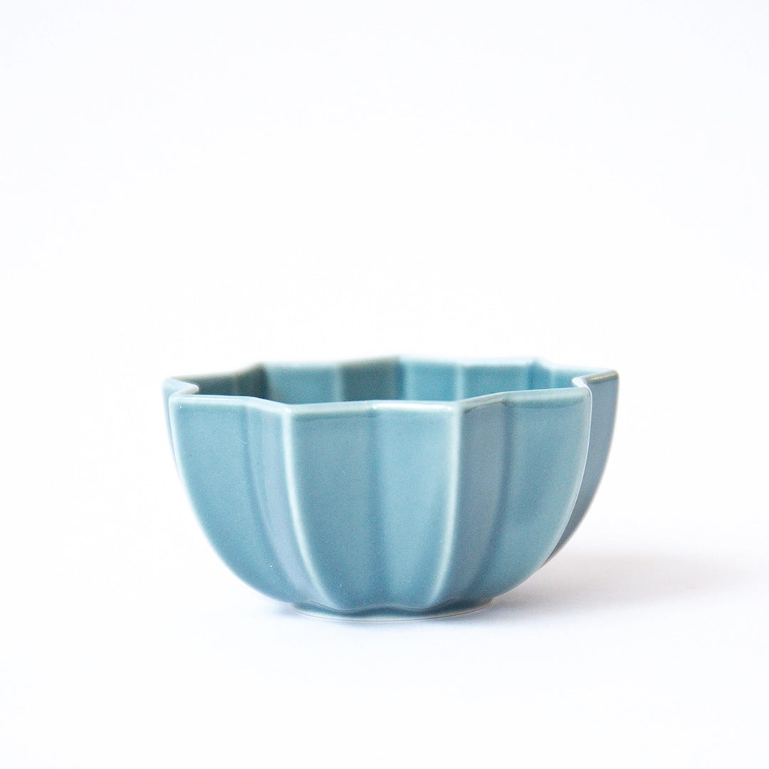 Geometric Turquoise Pinch Bowls