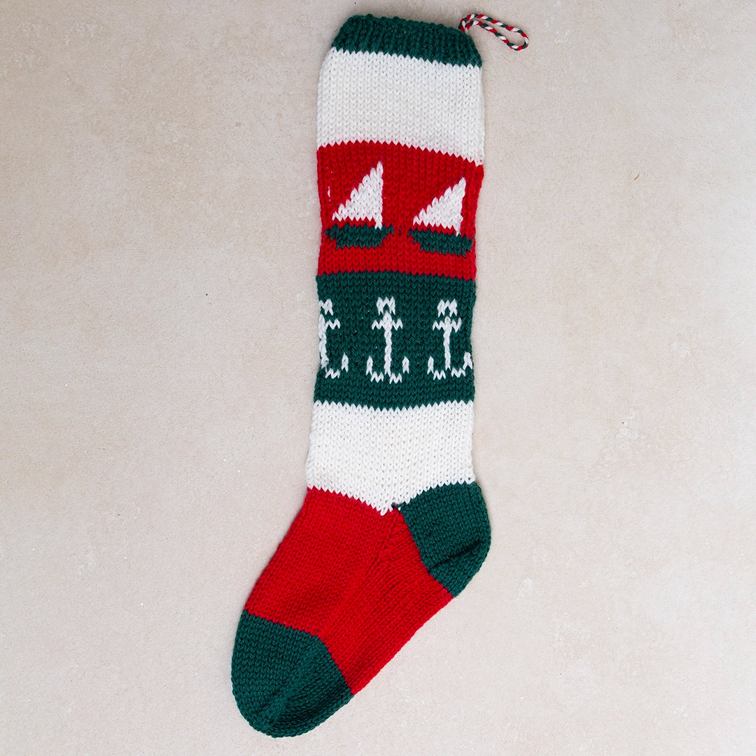 Hand-Knit Holiday Stockings