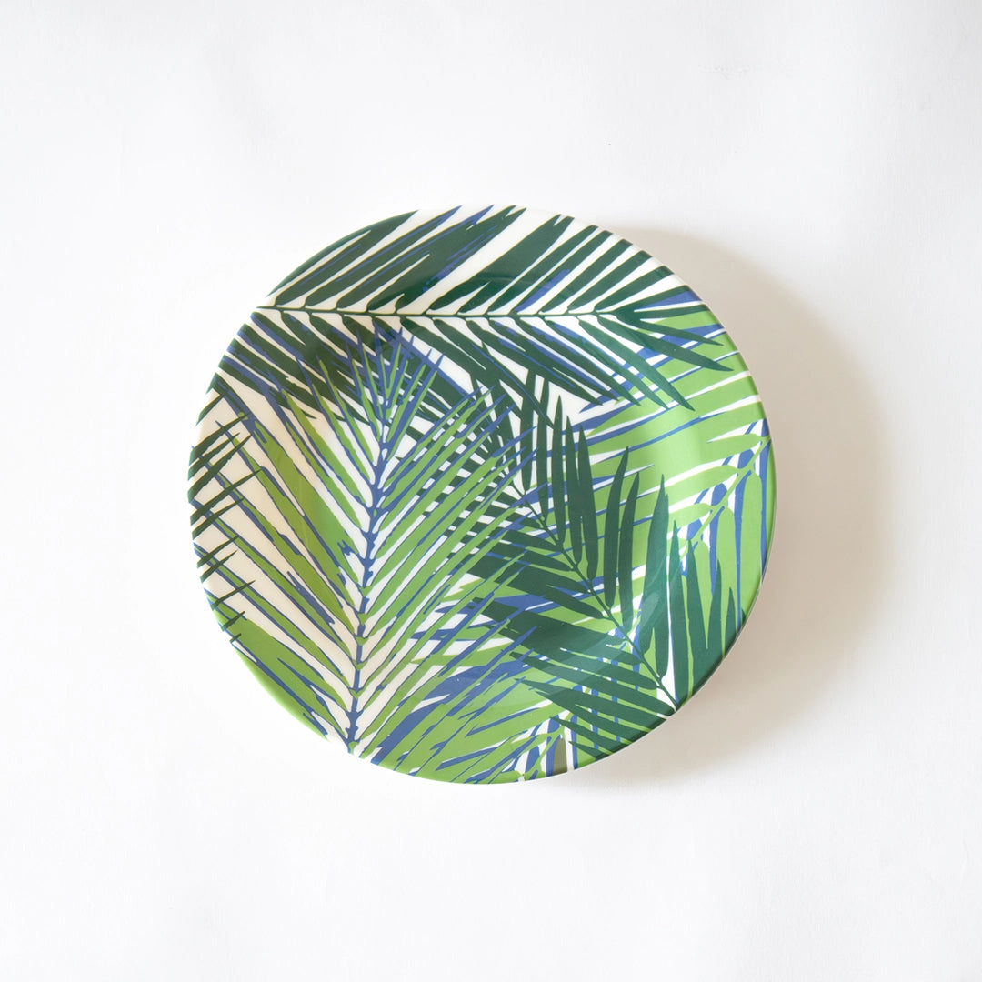 Palm Leaf Melamine Plates